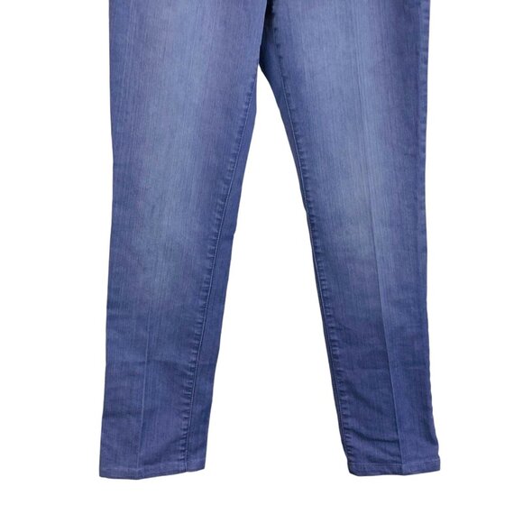 Chicos Platinum Denim Womens Jean Stretch Straight Leg Purple Size 0 | S | 4 Reg - Picture 7 of 12